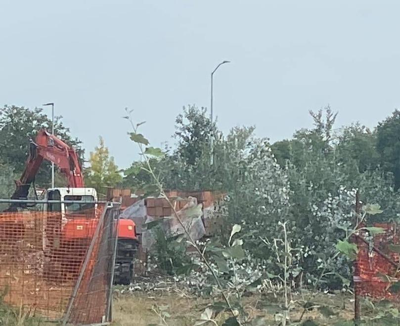 Modena Degrado al palazzaccio Rotore Gli operai ripuliscono l’area 