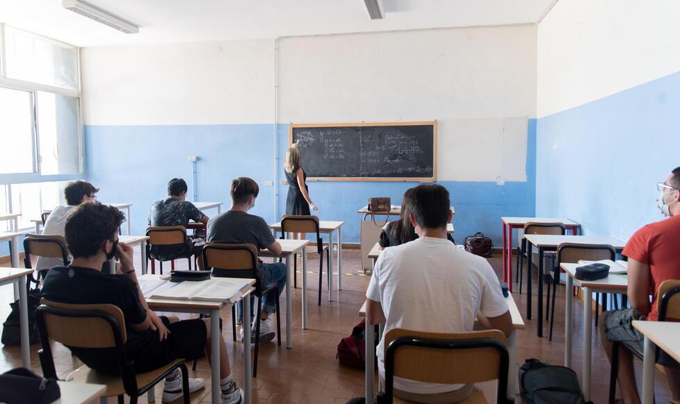 Un'aula (foto d'archivio)