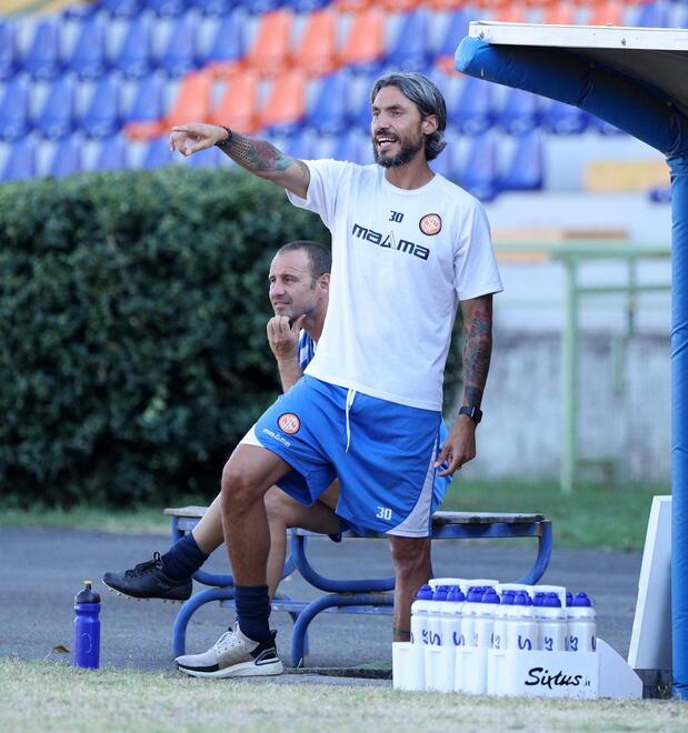 Mister Cascione nuovo allenatore della Pistoiese (foto Nucci)