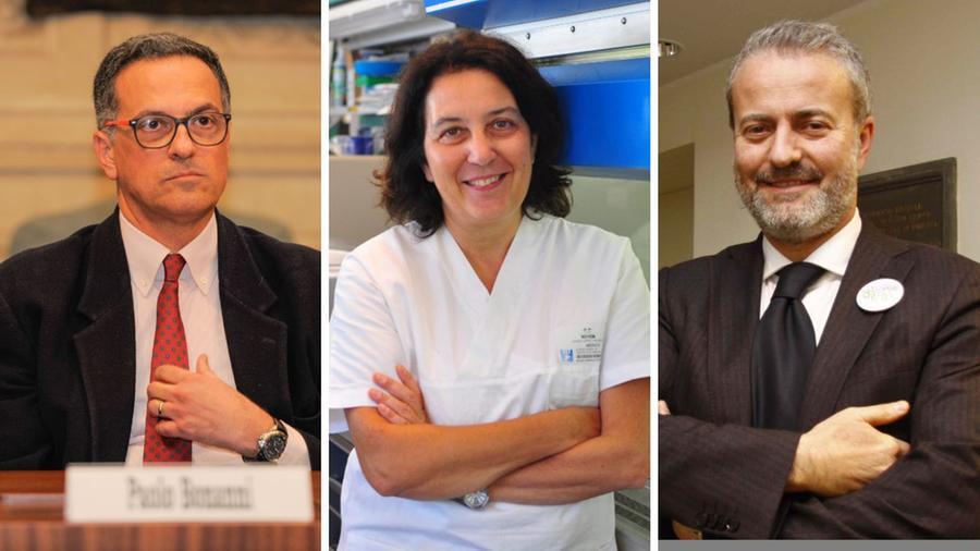 
	Da sinistra Zanobini, Azzari e Bonanni

