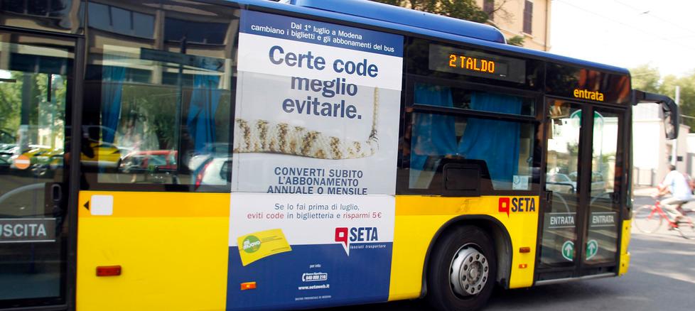 Modena Bonus, detrazioni, rimborsi e sconti Il bus Seta non è mai stato così low cost 