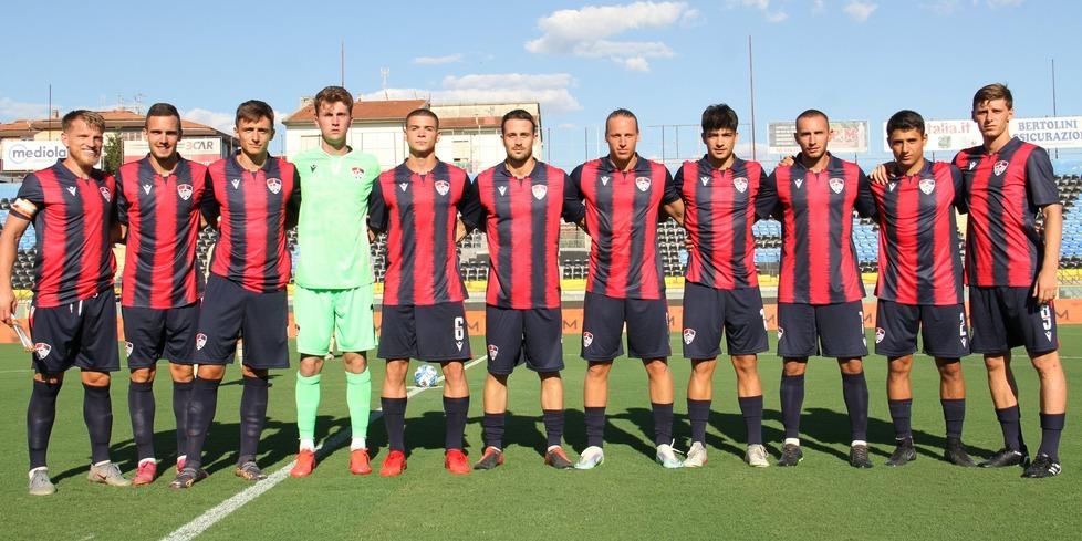 Una  formazione dei Mobilieri Ponsacco durante un match di preparazione al campionato