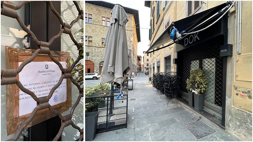 Il locale di via Roma messo sotto sequestro preventivo