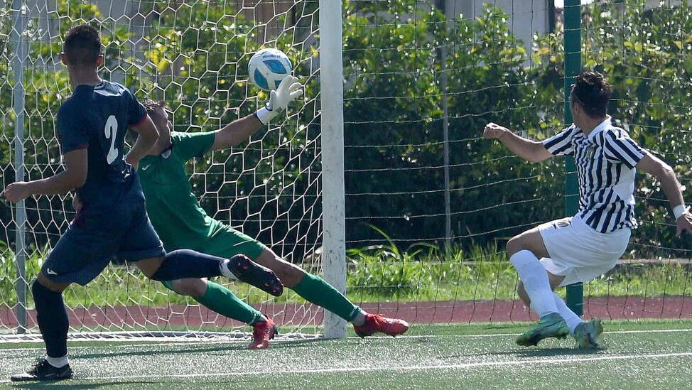 l gol di Salini che ha siglato il momentaneo vantaggio nel derby di coppa contro la San Marco