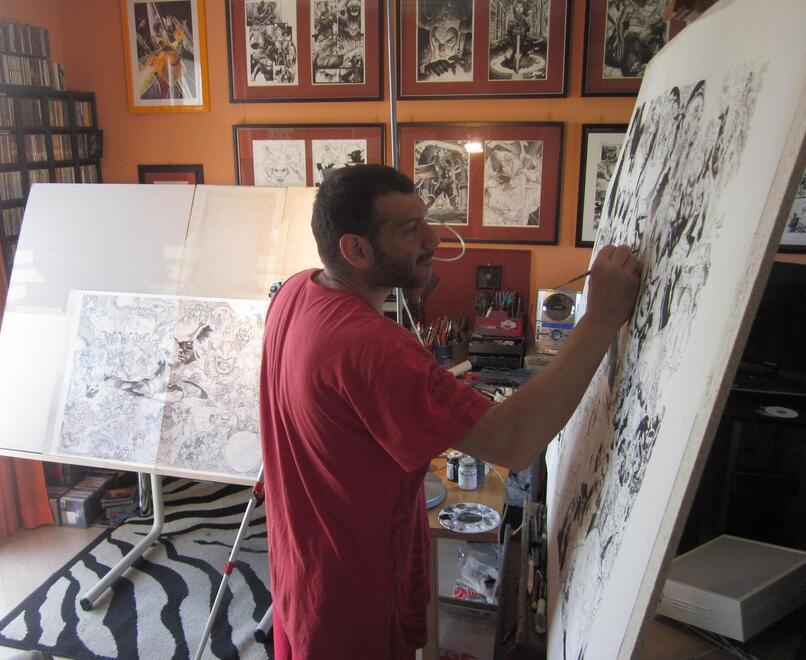 Il disegnatore e fumettista Simone Bianchi, sarà il primo ospite del festival venerdì 23 settembre nonché membro della giuria che selezionerà il vincitore del concorso