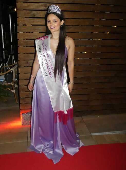 Tatiana Coli vince la fascia di Miss Fascino mediterraneo