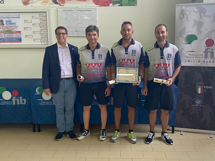 Luca Ricci e la Sammartinese si laureano campioni regionali seniores a Cavriago