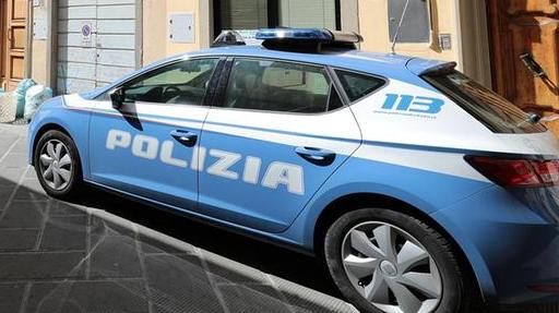 Una volante della polizia in una foto d'archivio