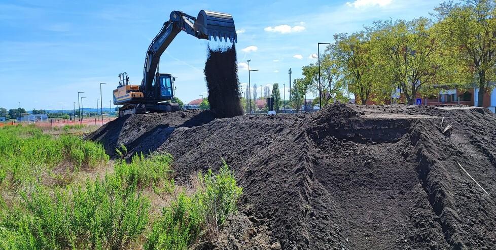 Via alla rimozione del keu dal cantiere del Green Park