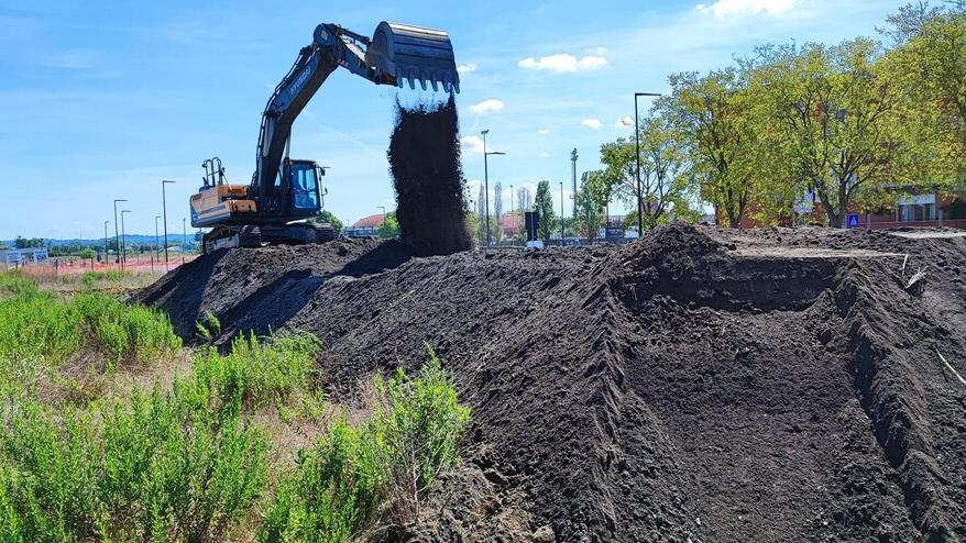 Via alla rimozione del keu dal cantiere del Green Park
