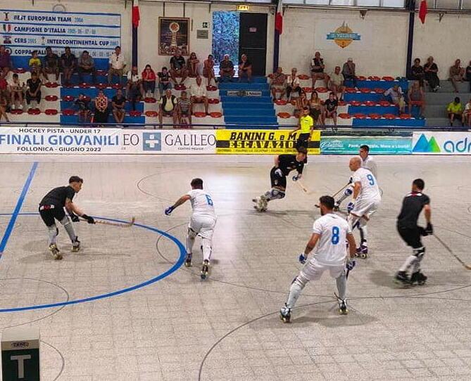 Una fase della prima amichevole con il Cgc Viareggio. Oggi il Galileo affronta Sarzana, venerdì ultimo test a Fort dei Marmi
