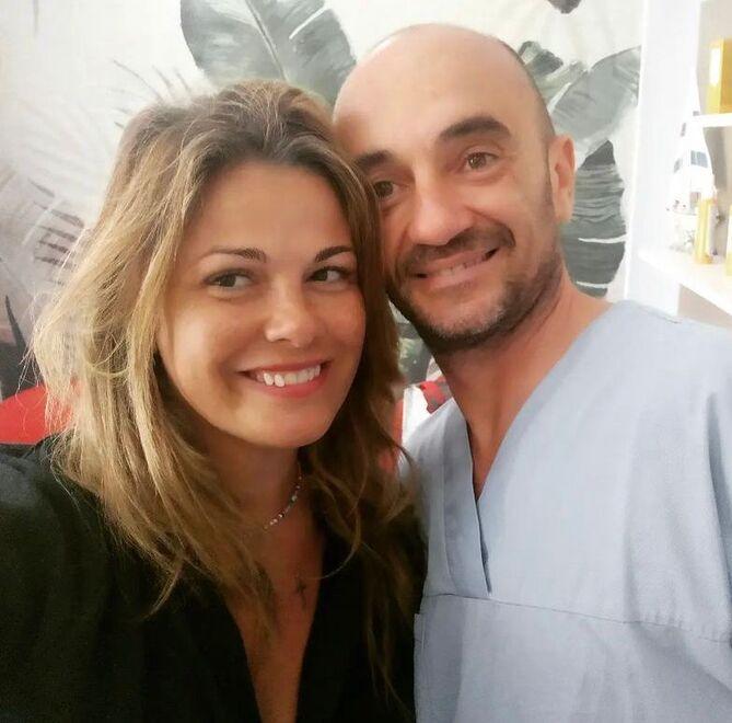 Andrea Del Gaudio insieme a Vanessa Incontrada