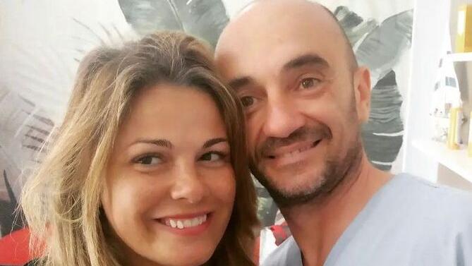 Andrea Del Gaudio insieme a Vanessa Incontrada