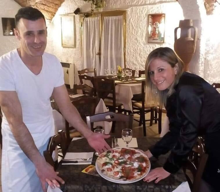 Marilina Caravelli e il marito Roberto Orsucci