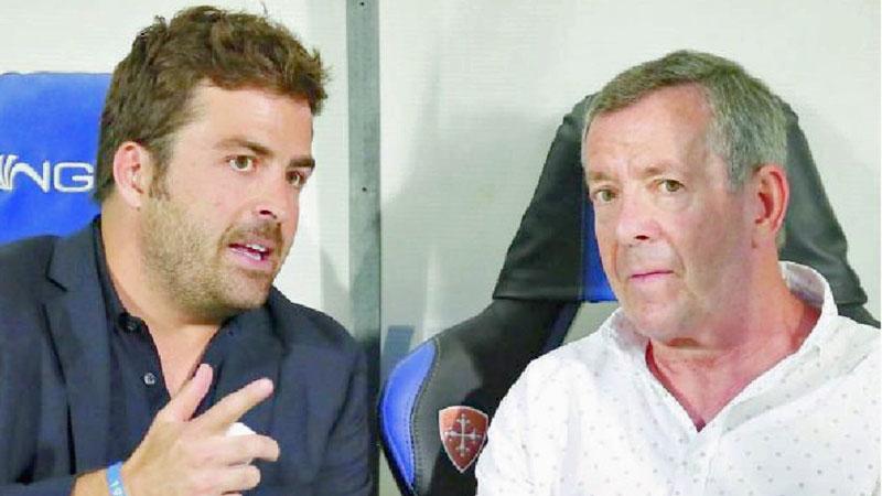Da sinistra il brutto finale di Bolzano e un colloquio tra l’ad (e dg) nerazzurro Giovanni Corrado e il patron Alexander Knaster