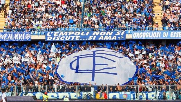 La Maratona gremita durante il derby con la Fiorentina