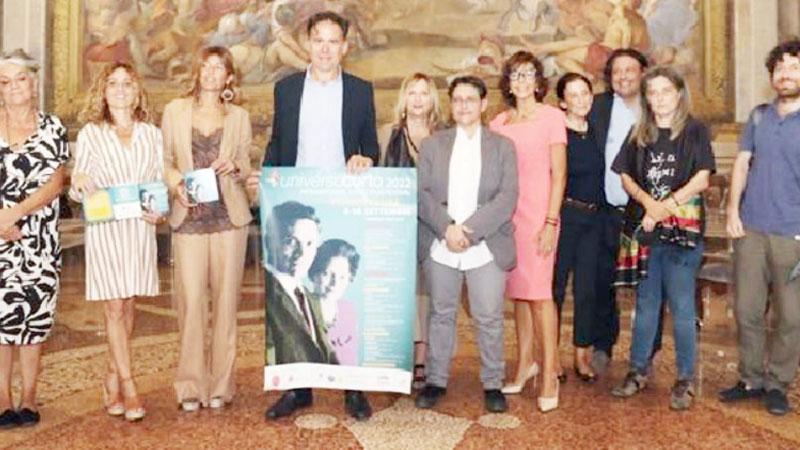 Un momento della presentazione del Premio Sakura inserito nell’ambito del Festival Universo Corto