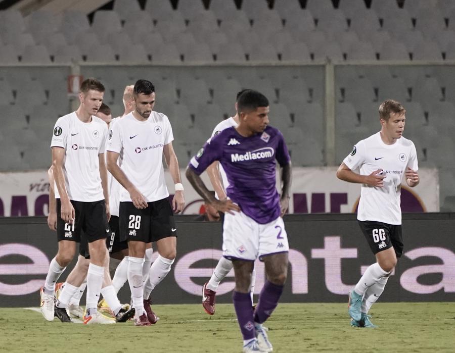 
	Delusione viola: il pareggio in Conference con il Riga &egrave; un mezzo passo falso per gli uomini di mister Vincenzo Italiano (Foto/LaPresse)

