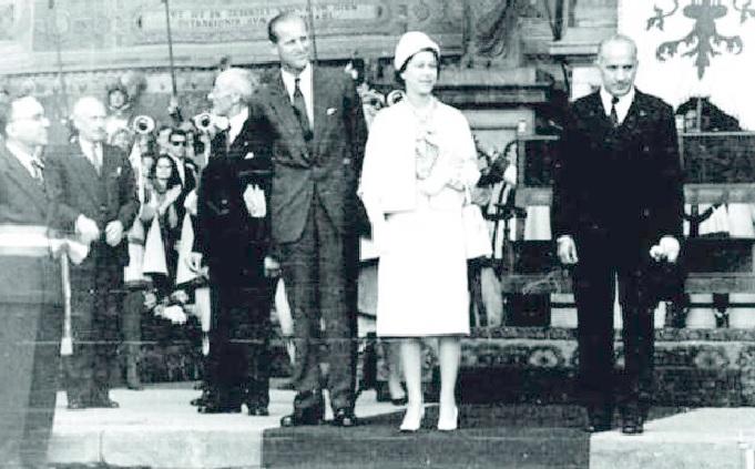 Anno 1961: la regina Elisabetta in Italia