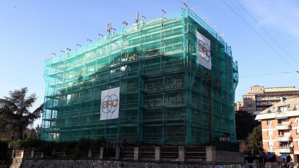 Un cantiere edile (foto d'archivio)