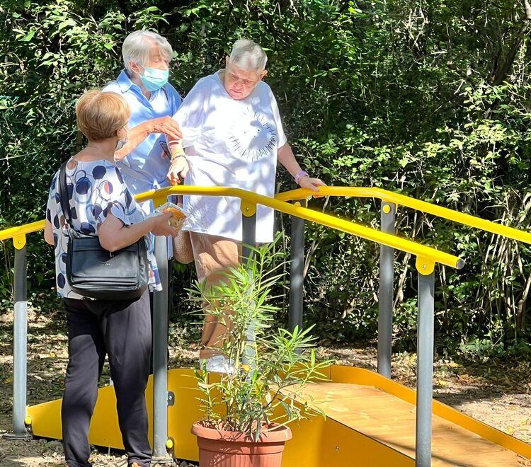 Carpi Nel centro diurno un giardino dei sensi per persone disabili 