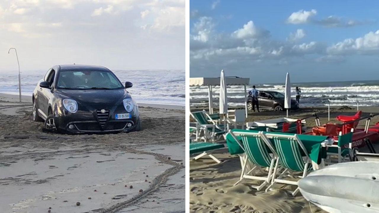 L'auto in panne