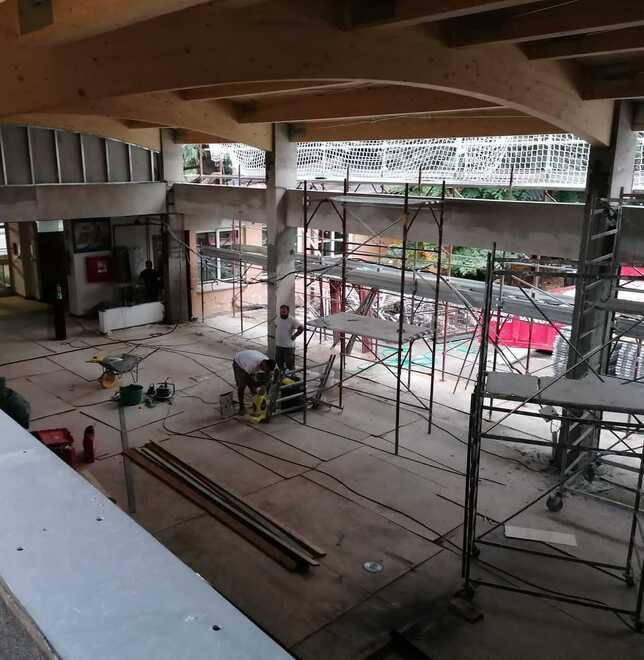 Scuola elementare Croce di Gora. Lavori realizzati quest’estate