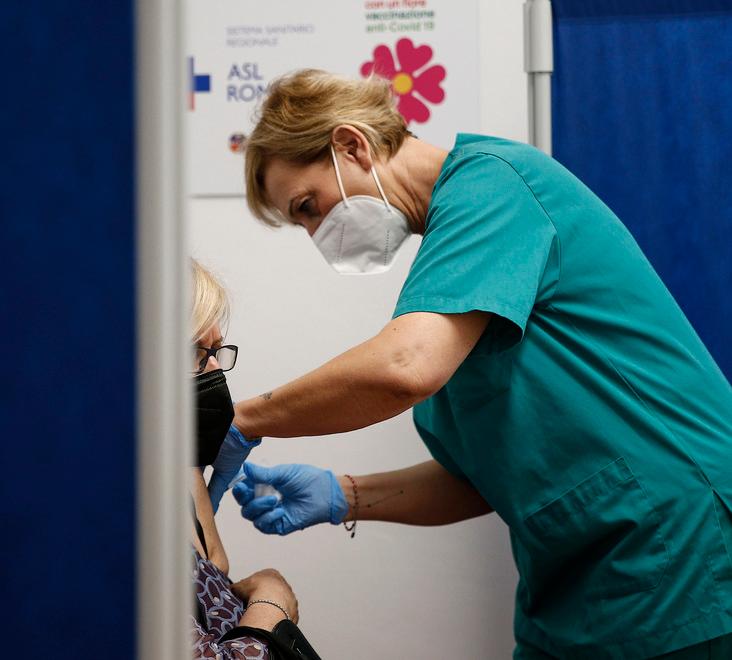 L’ospedale di Portoferraio dove vengono somministrati i vaccini contro il Covid