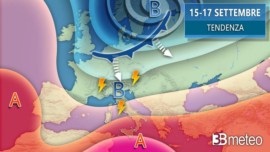 Meteo: «Dal caldo africano all’autunno in una settimana»