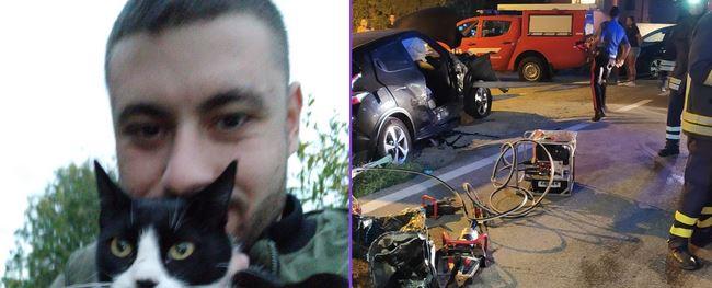 Scontro tra auto e moto a Villarotta, muore 25enne