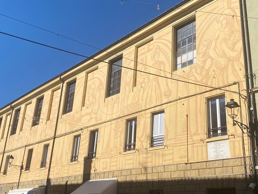 Spilamberto. L’epopea dell’ex filanda riecheggia in un murales