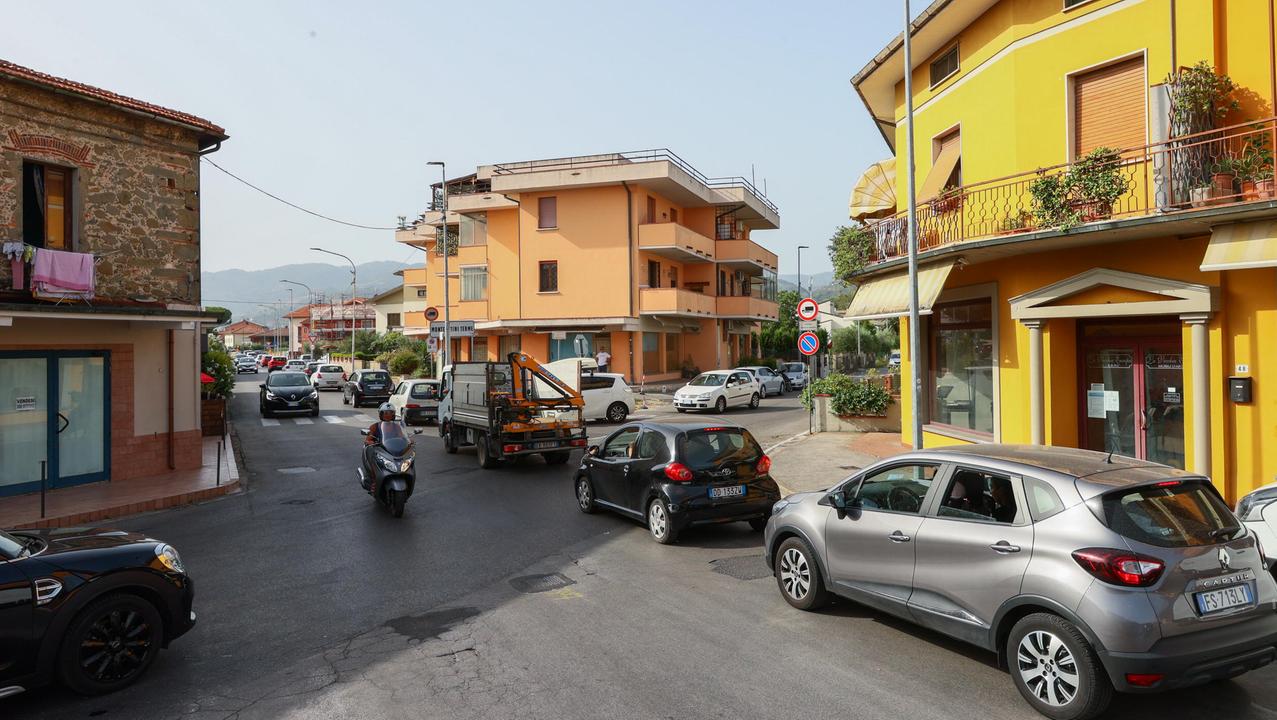 Il traffico in via del Gallo