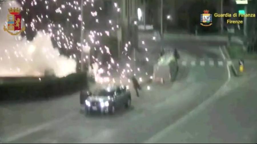 
	L'auto che ha posizionato la bomba nella pizzeria di Firenze

