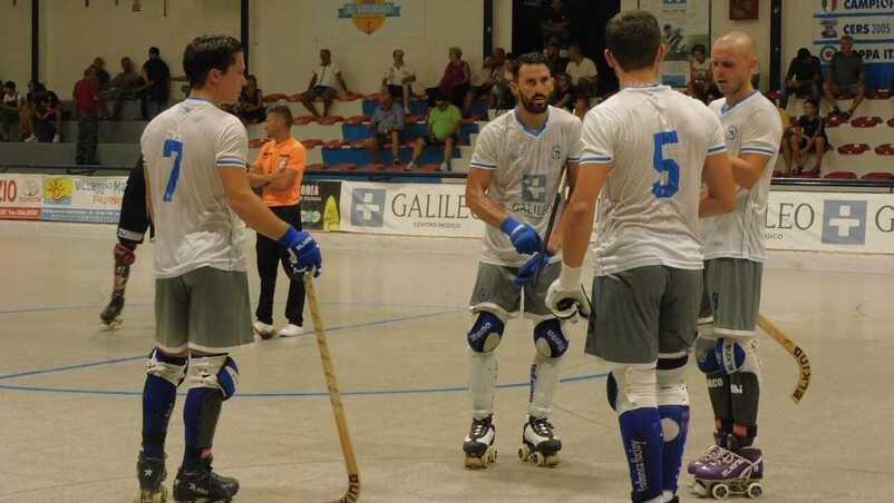 I giocatori del Galileo Follonica che sabato alle 18 sfideranno i campioni d’Europa del Trissino