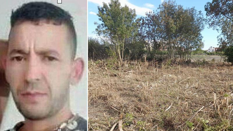 Slaheddine Chamkhi e il luogo in cui sono stati trovati i resti del suo cadavere