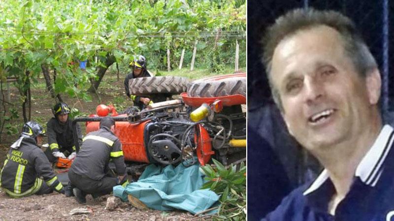 Fabrizio Guidi è deceduto per le lesioni riportate dopo essere stato travolto dal trattore da cui è caduto