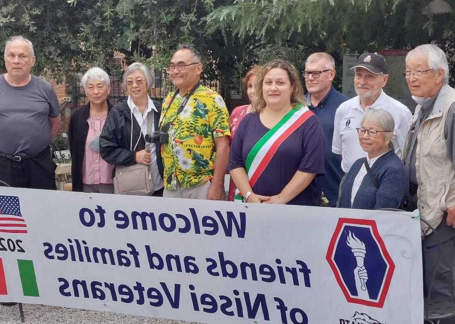 La foto di gruppo con la sindaca di Suvereto Pasquini