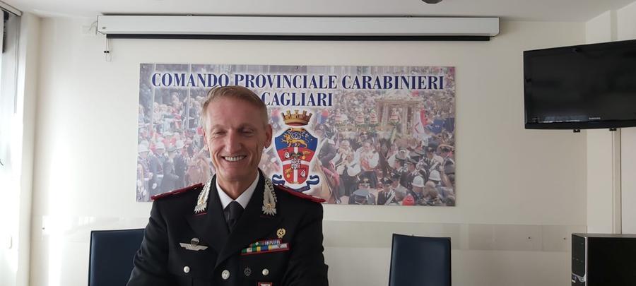 Luca Corbellotti nuovo comandante provinciale dei carabinieri a Cagliari