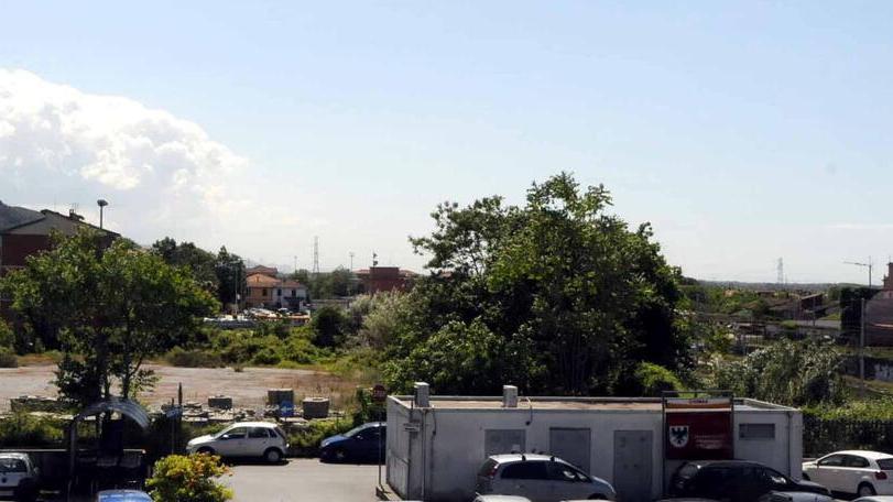 Una immagine del terreno dove sorgeranno casa e ospedale di comunità