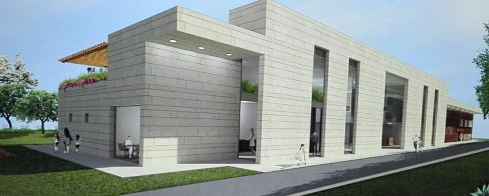 L’elaborato grafico mostra l’aspetto della piscina una volta completati i lavori