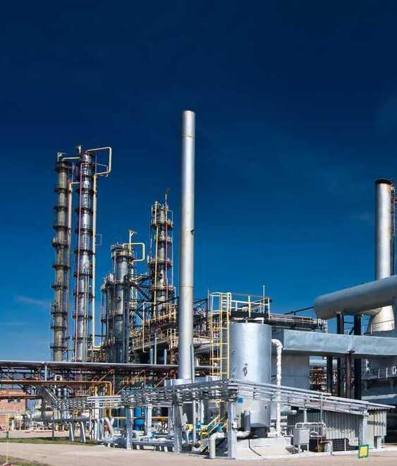 Una centrale elettrica