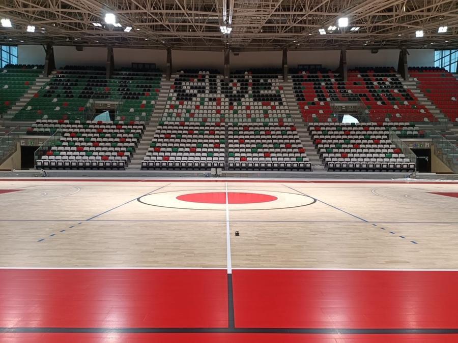 Il pala Bigi promosso dagli ispettori Fiba