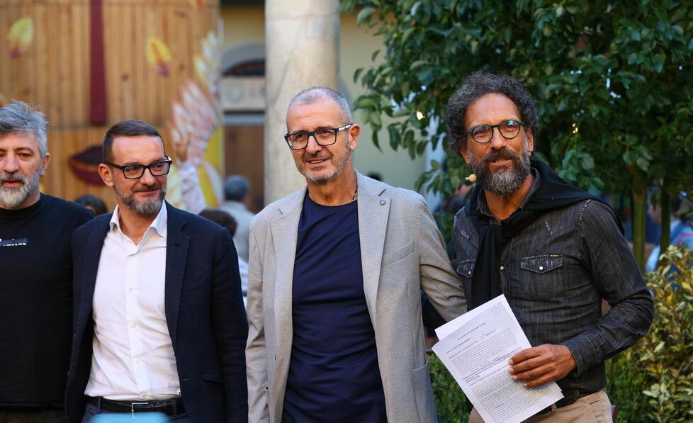 Da sinistra Antonio Pascale, Massimo Mercati, Fabrizio Tesi, Federico Quaranta