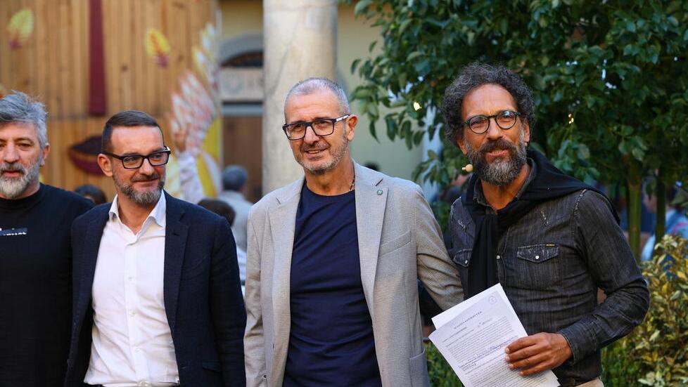 Da sinistra Antonio Pascale, Massimo Mercati, Fabrizio Tesi, Federico Quaranta