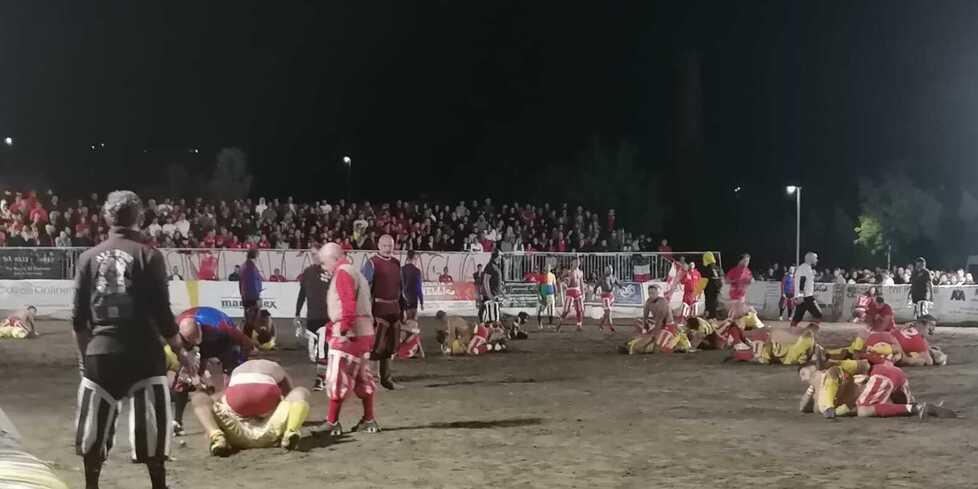 I Rossi hanno battuto i Gialli con il risultato di 13-6