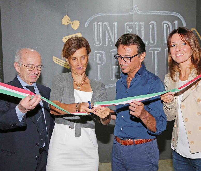 La mostra e i ristoranti, seguendo un "Filo di pasta"
