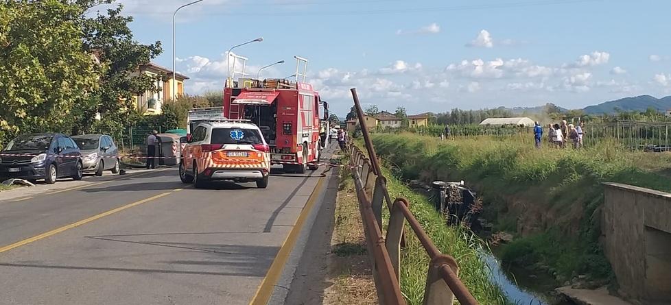 Auto vola nel Brusigliano: ci sono feriti