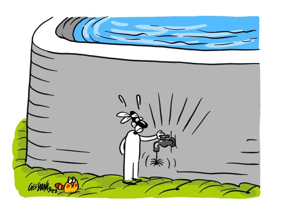 Paradosso in Gallura: diga piena ma rubinetti a secco per le condotte colabrodo