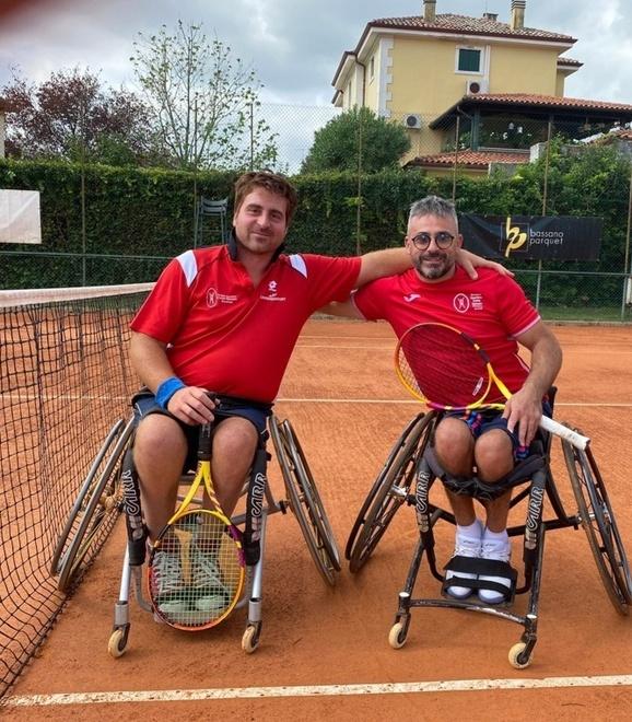Tennis in carrozzina, 4º posto