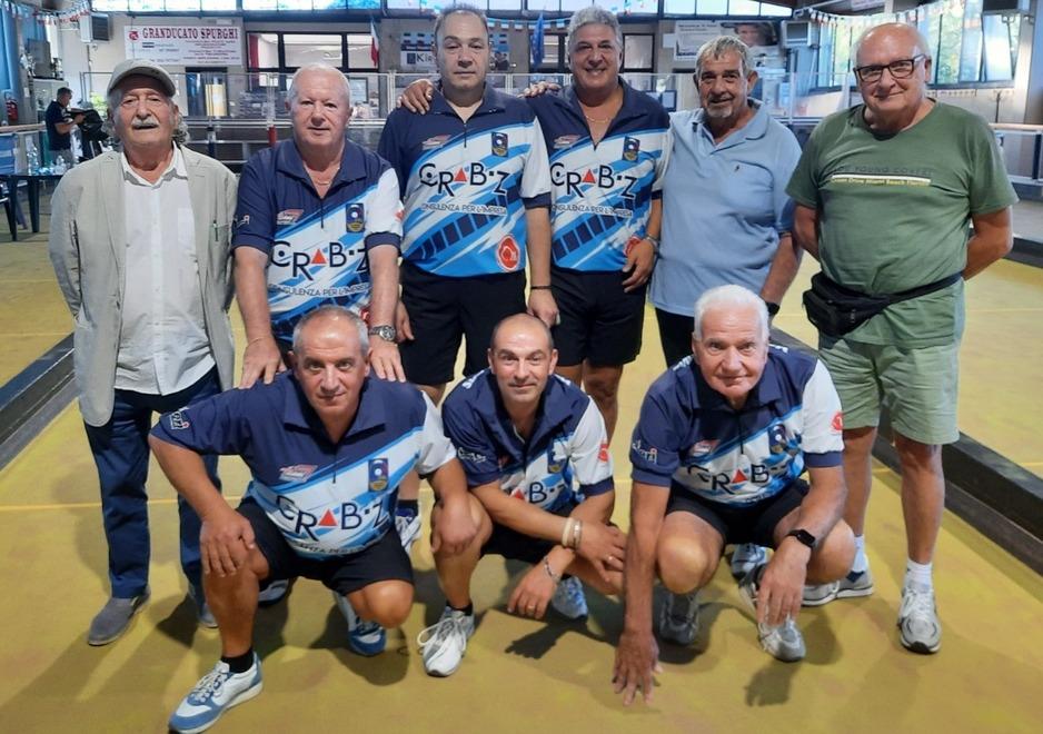 Bocciofila Montecatini, è serie B: impresa biancoceleste ai playoff